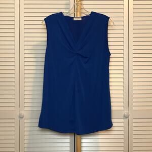 Bulotus Center Gathered V-neck Sleeveless Stretch Blouse L